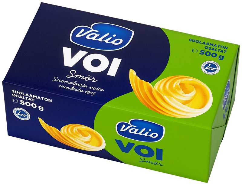 Valio unsalted milk butter 500g